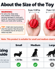 Treat-Dispensing Dog Toy Ball