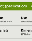 LED Retractable Dog Leash