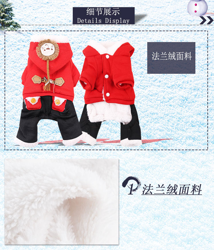 Four-Legged Winter Pet Coat