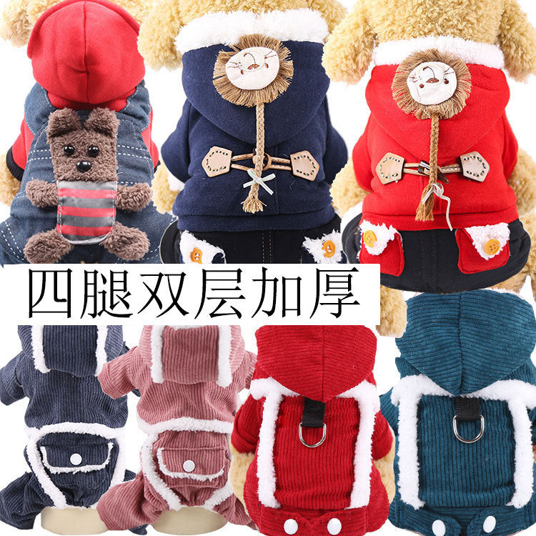 Four-Legged Winter Pet Coat