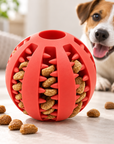 Treat-Dispensing Dog Toy Ball