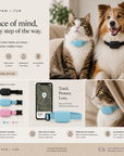 Remote Pet GPS Tracker Waterproof Real-Time Tracking Movement Alert Collar Anti-Lost Dog Cat Global Locator for Apple Find APP
