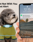 Remote Pet GPS Tracker Waterproof Real-Time Tracking Movement Alert Collar Anti-Lost Dog Cat Global Locator for Apple Find APP