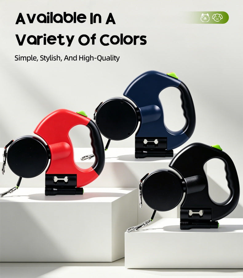 LED Retractable Dog Leash