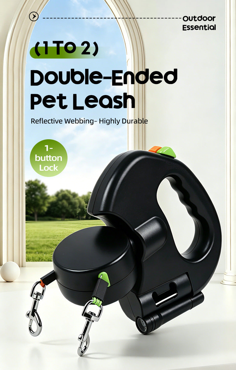 LED Retractable Dog Leash