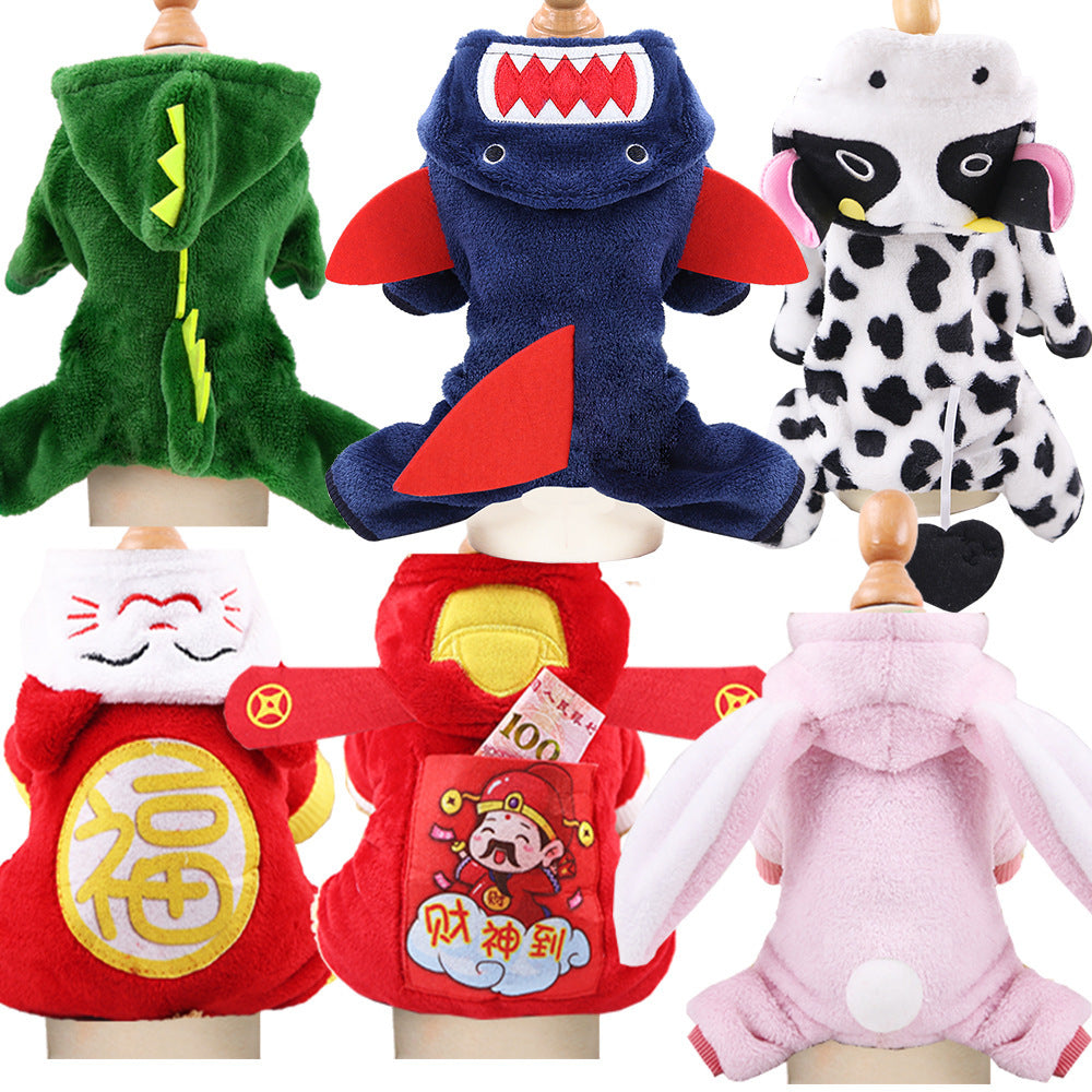 Four-Legged Winter Pet Coat