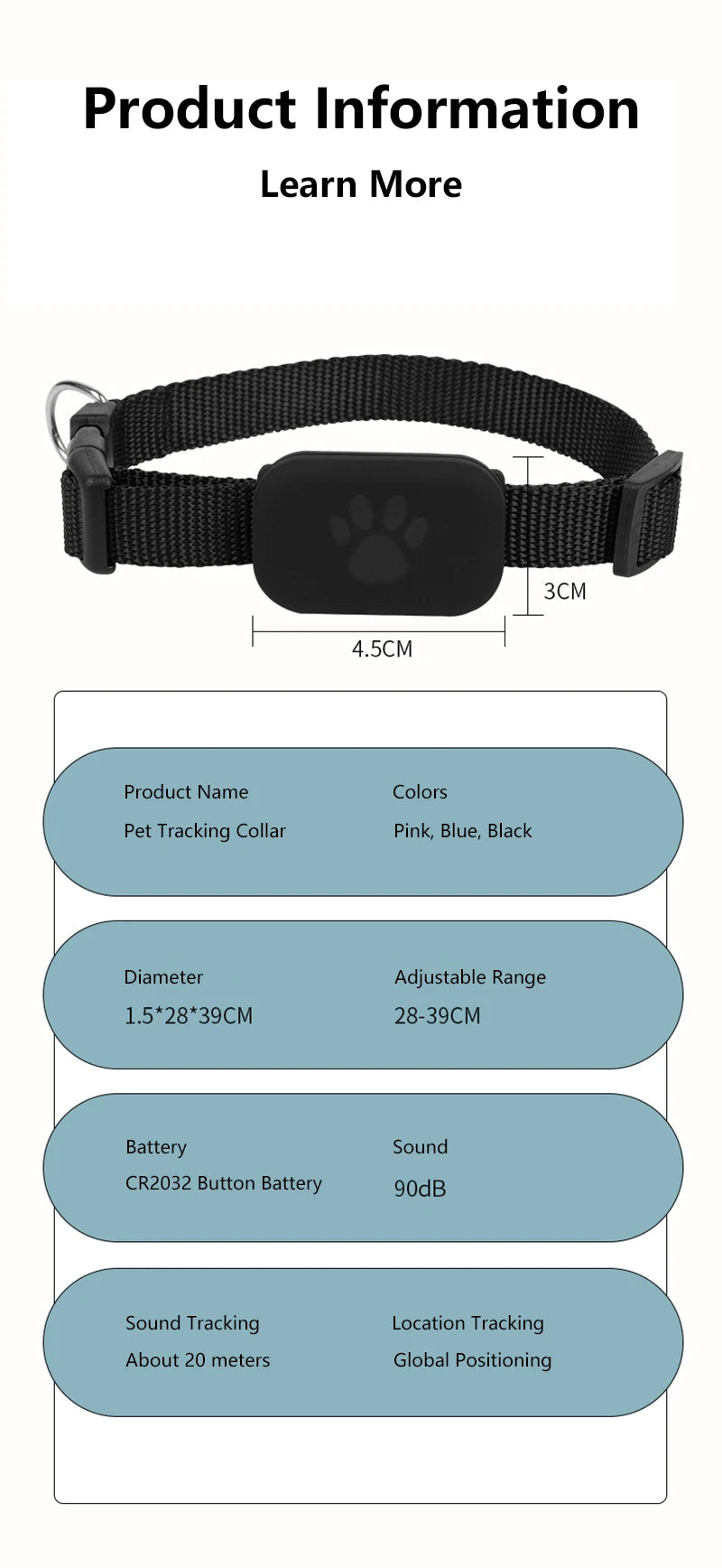 Waterproof Pet GPS Tracker