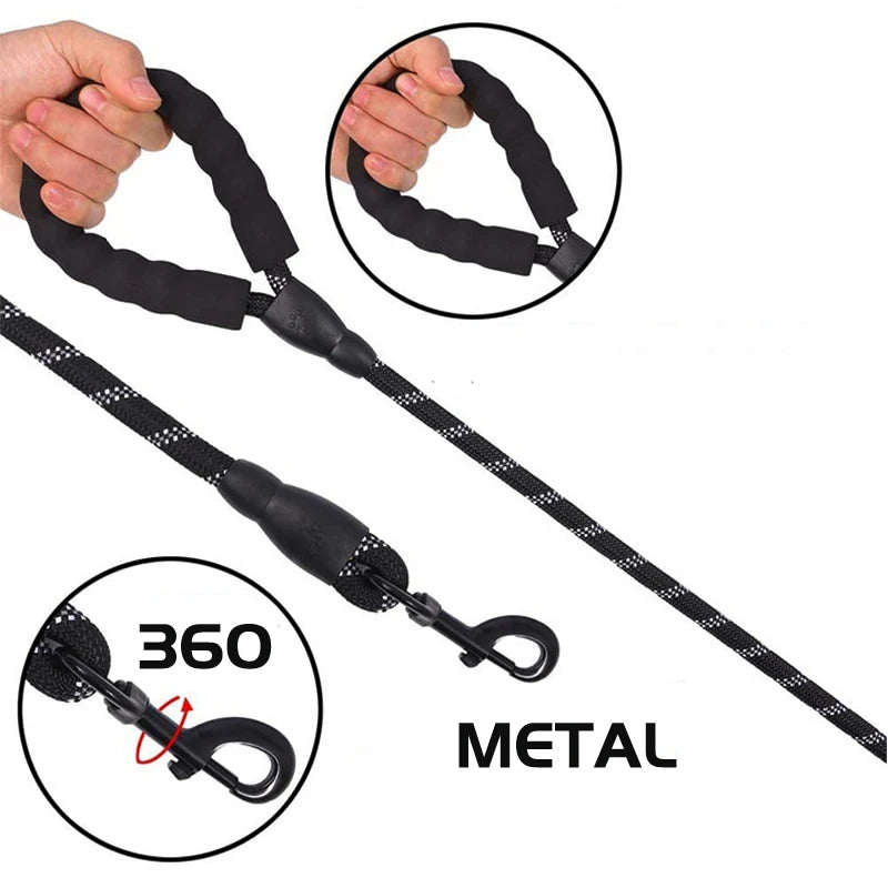 Reflective Heavy-Duty Dog Leash