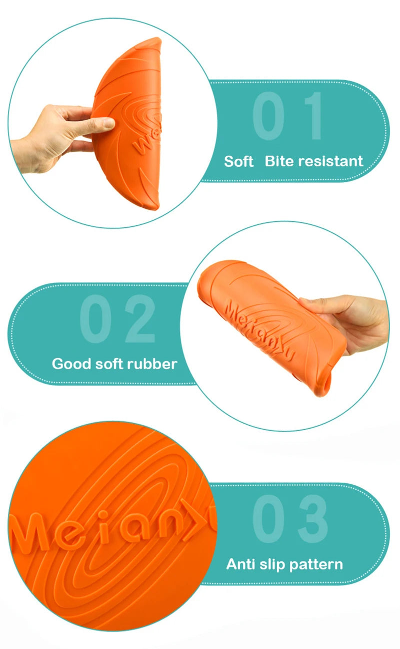 Silicone Flying Disc for Dogs