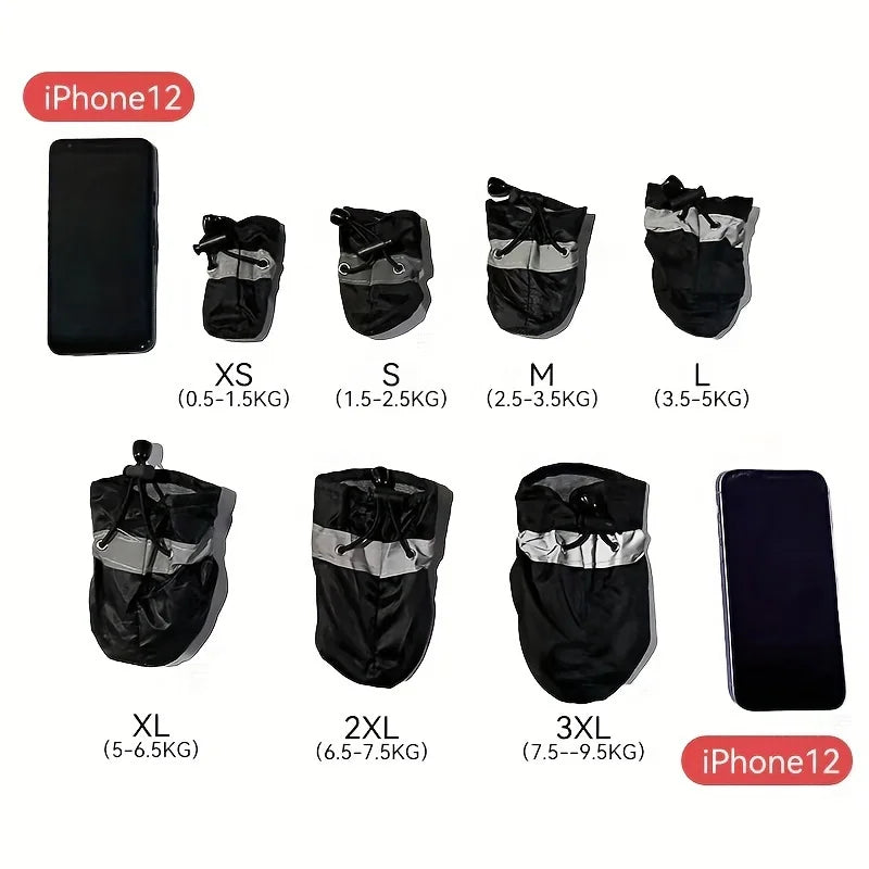 Water-Resistant Dog Shoes (Set of 4)