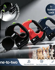 LED Retractable Dog Leash