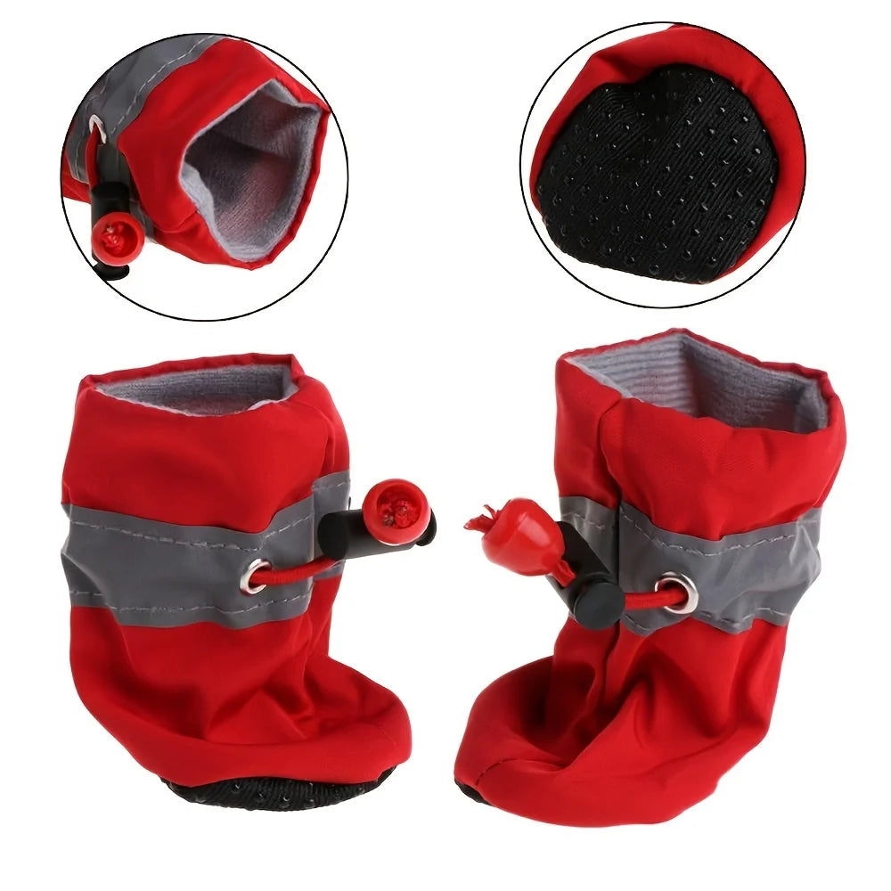 Water-Resistant Dog Shoes (Set of 4)